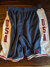 90s Vintage Nike Team USA Basketball shorts Size Large Embroidered