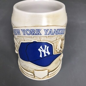 yankees beer stein