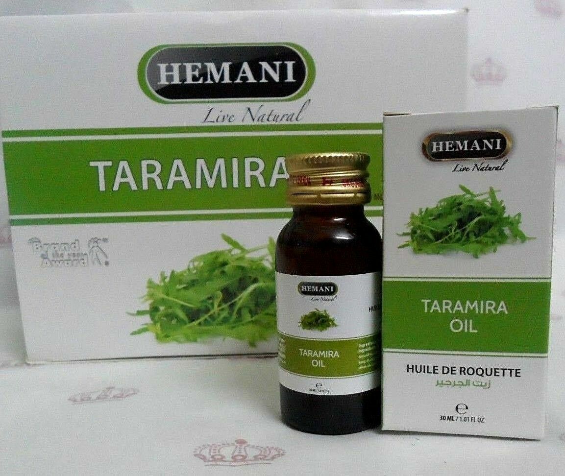 2 Pcs 30ml Hemani Natural Taramira Oil 100 Watercress For Healthy Strong Hair Ebay