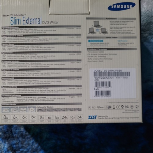 Samsung, super right master. Slim external DVD writer USB power - Picture 2 of 2