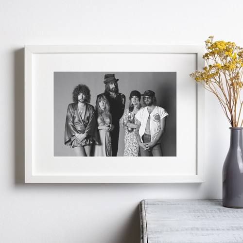 Fleetwood Mac Black&White Art Poster Print. Great Home Decor - Picture 2 of 4
