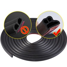 Tira de sellado de maletero de puerta de coche en forma de L de 5M tira de goma para clima borde moldura moldura