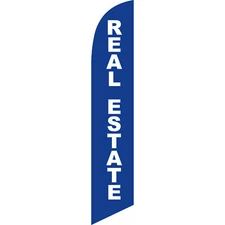 Real Estate 2 1/2 ft X 11 1/2 ft Windless Swooper Flag