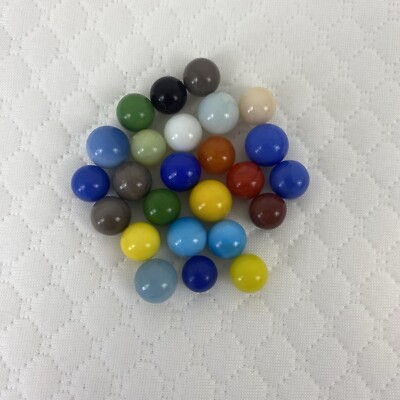 Vintage Marbles Collection Grau Blau Grün Rot Gelb Farben