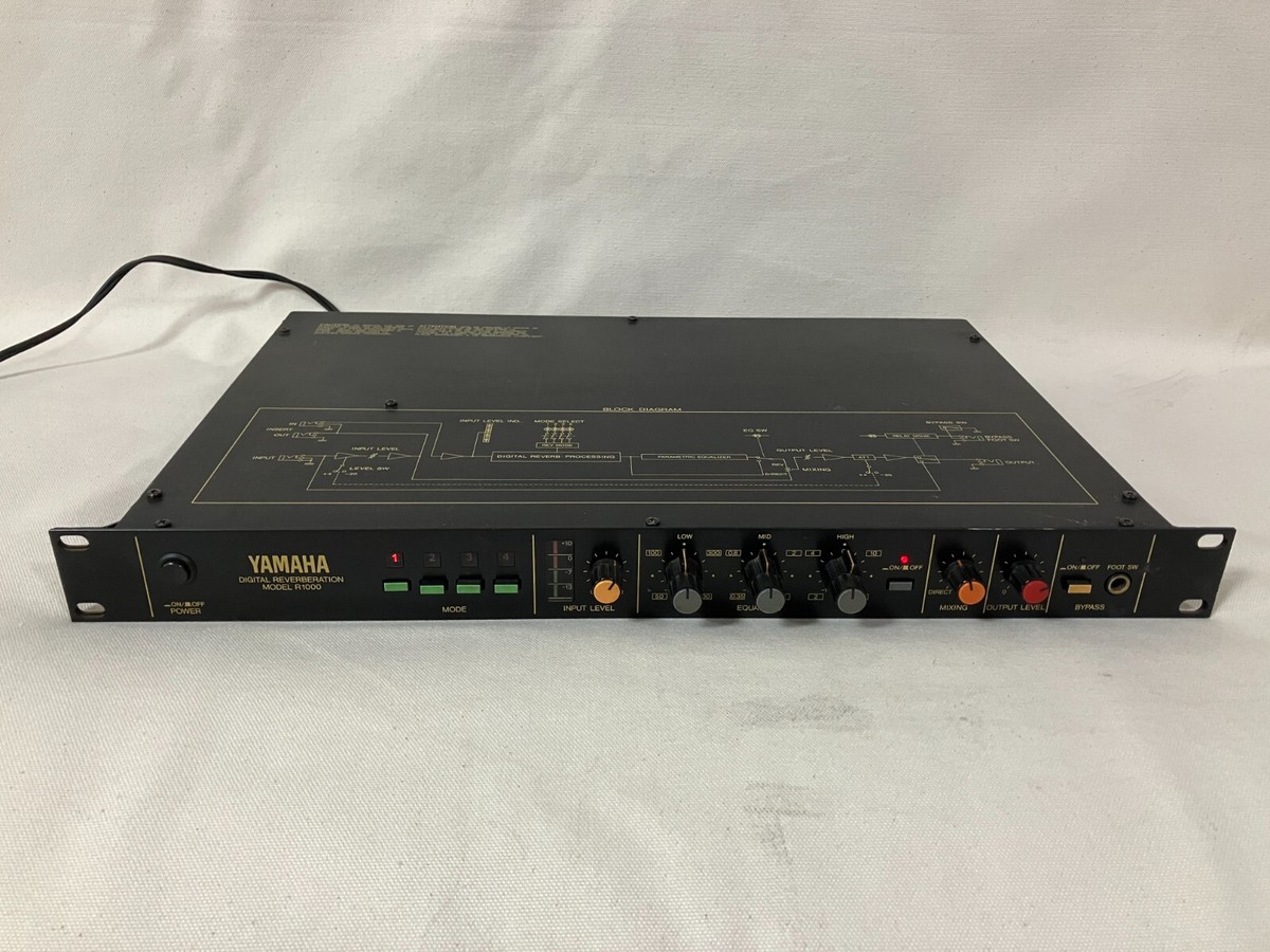 YAMAHA R1000 Reverb Digital Reverberation Japan Vintage YAMAHA R1000 Reverb Digital Reverberation Japan Vintage