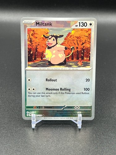 Pokémon TCG Miltank 081/131 Reverse Holo Pokeball Prismatic Evolutions NM/M - Picture 2 of 3