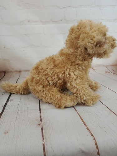 Bearington Collection Labradoodle Puppy Dog Plush Stuffed Animal Toy Silk 9 Inch - Picture 7 of 24