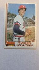 1982 TOPPS JACK O'CONNOR #353 NM 