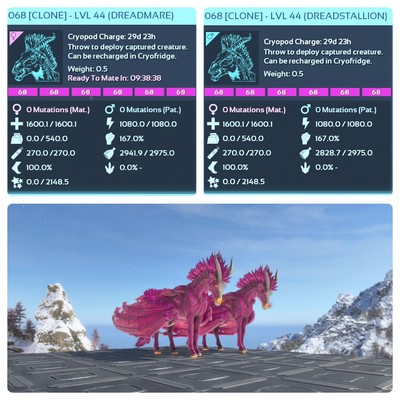Ark Survival Ascended Official PVE SOLID 68 Paar DreadStallion XBOX/PS5/PC