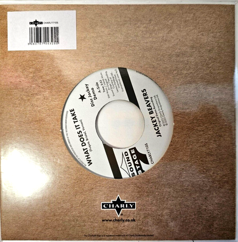 Jackey Beavers What Does It Take 7" vinyl record 2023 reissue soul funk new - Picture 2 of 13