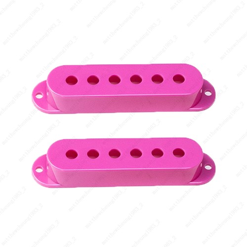 1/2/3Pcs Plastic SSS Single Coil Pickup Covers For Fender SQ Strat multiColors - Picture 31 of 41