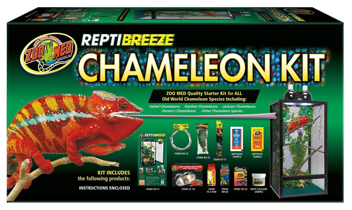 Deluxe Zoo Med Chameleon Starter Kit Exo Terra Chameleon Starter Kit