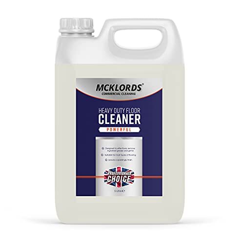 McKLords Heavy Duty Floor Cleaner, 5 litre  Assorted Sizes 