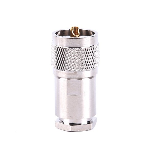 UHF male Plug PL259 clamp for RG8 RG165 RG213 7D-FB cable RF connectorJ GA - Zdjęcie 3 z 11
