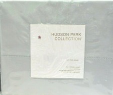 HUDSON PARK COLLECTION TWIN FLAT SHEET COLOR CLOUD NWT