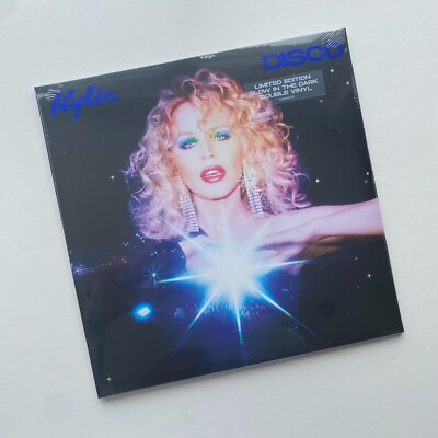 NEW KYLIE MINOGUE DISCO GLOW IN THE DARK AMAZON LIMITED EDITION DOUBLE VINYL LP