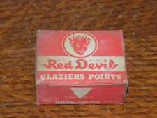 Vintage Red Devil Glaziers Points Box