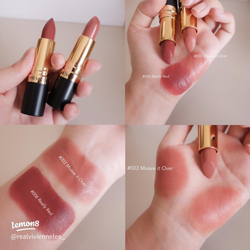 Revlon matt cremefarbener Lippenstift super glänzendes kosmetisches Make-up langlebig 4,2 g. - Bild 6 von 19