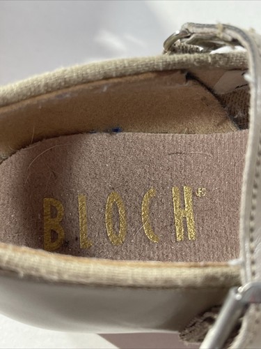 Scarpe da ballo con rubinetto Bloch ragazze Mary Jane cinturino beige marrone chiaro ragazze 8 M - Foto 6 di 12