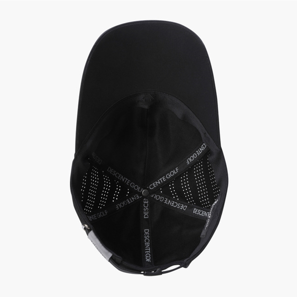 NEW DESCENTE GOLF Men's Half Perforated Cap DQ22MFCP41 BLACK