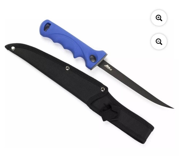 FILLET KNIFE PREMIUM QUALITY GERMAN STEEL 7inNONSTICK SEE PICS READ DESCRIPTION