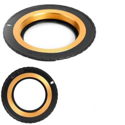 PRO M42-EOS Gold Adjustable Adapter For M42 Lens to Canon EF Mount DSLR Camera  