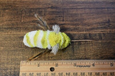 1 XL Size Durable Yellow Bug Cat Toy Fits Da Bird & Other Popular Wands