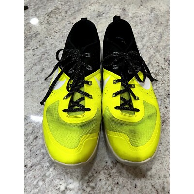 Nike Metcon 1 Mens 12 Volt Yellow Black White Training Shoes  display picture 2