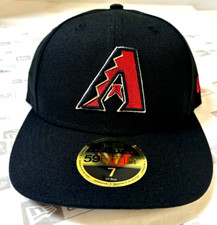 Arizona Diamondbacks MLB NE AC 2020 Low Profile "A" Fitted Hat-Black