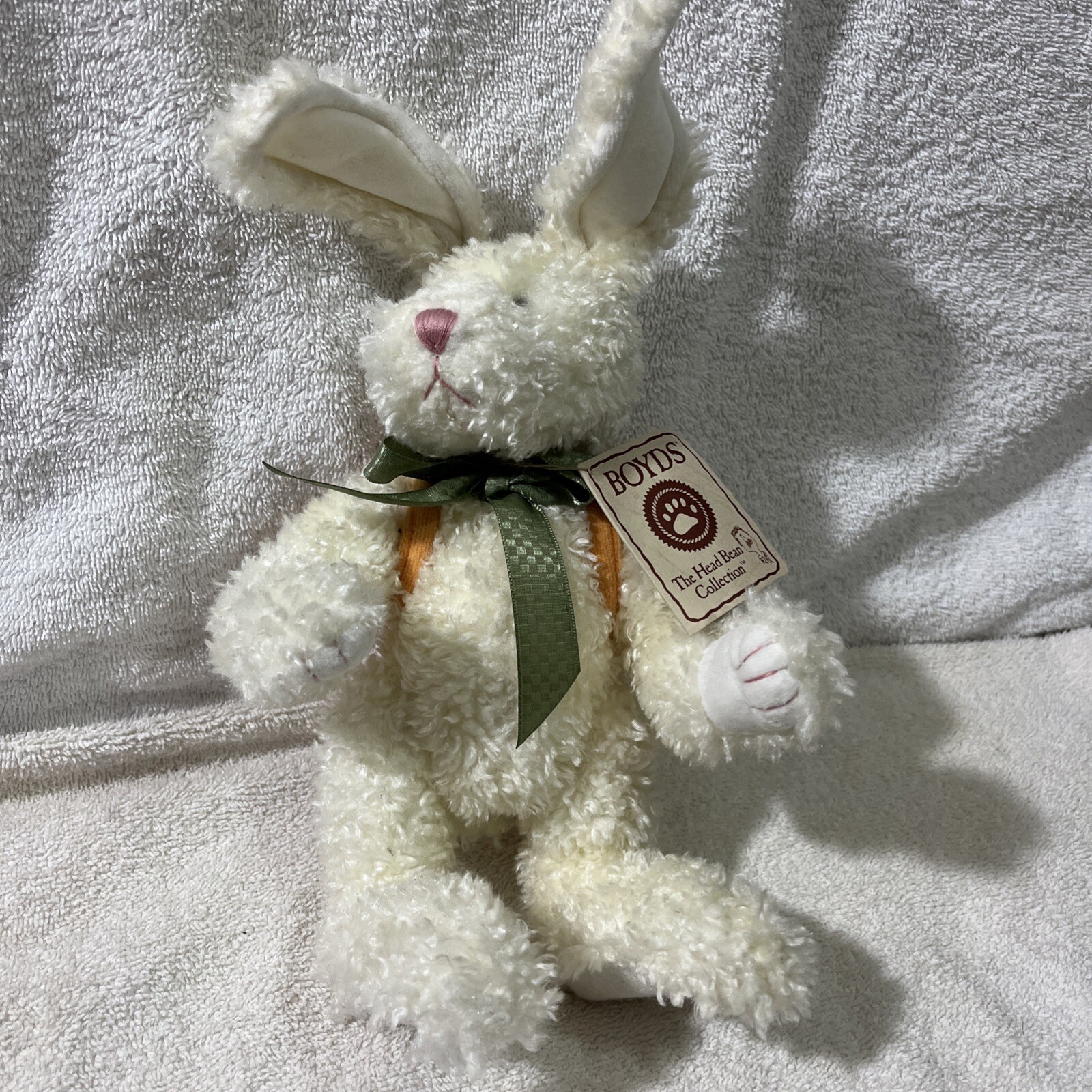 Boyd's Benson Hopsalot Bunny Rabbit Plush Headbean Collection Backpack 14