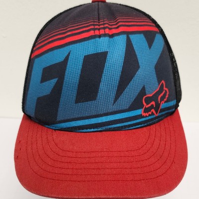 Fox Racing Trucker Hat Graphic Logo Adjustable Snapback Cap