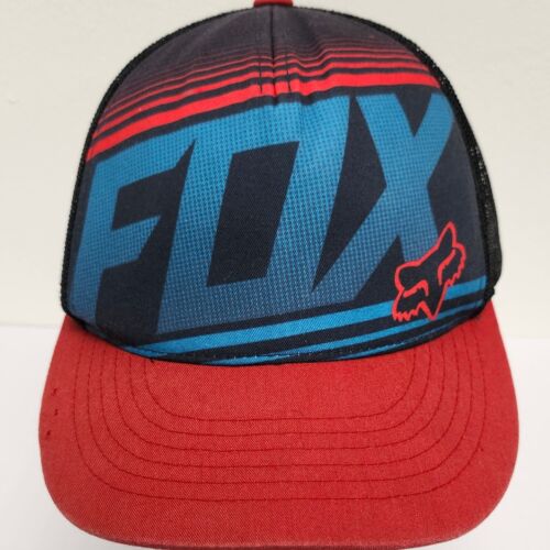 Fox Racing Trucker Hat Graphic Logo Adjustable Snapback Cap
