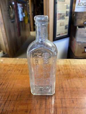 1900 s Vintage Dr. W.B. Caldwell s Glass Medicine Bottle Monticello Illinois