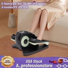 Under Desk Elliptical Machine Electric Seated Leg Foot Pedal Exerciser w/ Remote