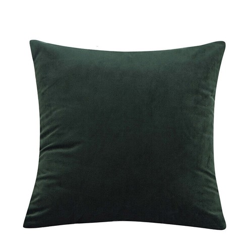 16" 18" 20" 22" 24" Large Velvet Plain Cushion Cover Pillow Case Home Sofa Decor - Picture 25 of 32
