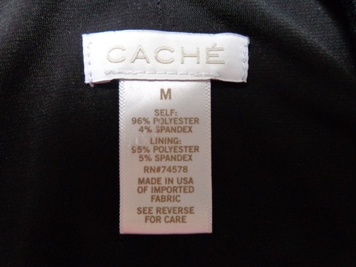 Schönes Cache💗Multi Blue Midi LS mit Reißverschlüssen Mokassin Tie Wickel Stretch Kleid💗Gr. M - Bild 10 von 10