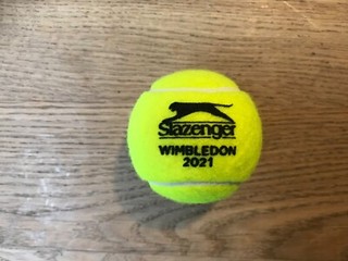 Slazenger 2021 Wimbledon Tennis Ball/balls.