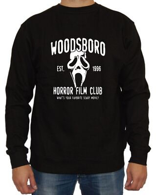 Woodsboro Horror Film Club Sweater Fun Film Kult Scream Scary Slasher Jason