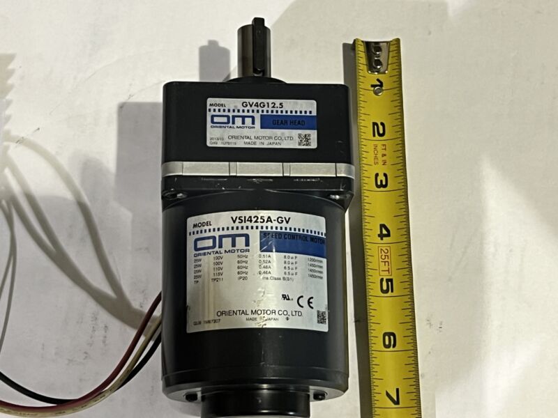 ORIENTAL MOTOR # MSC-1 AC SPEED CONTROLLER & GEAR HEAD MOTOR