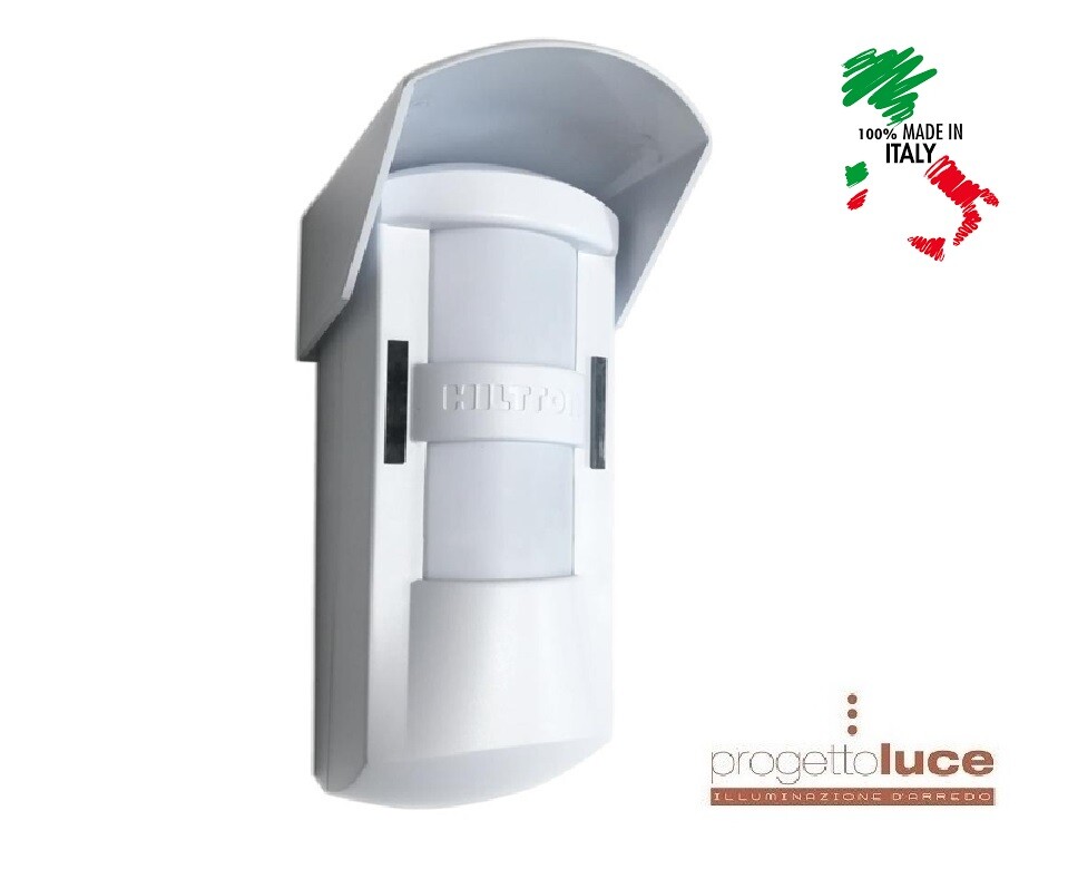 RILEVATORE SENSORE PIR TRIPLA TECNOLOGIA MICROONDA PIR ESTERNO IP65 PET IMMUNE