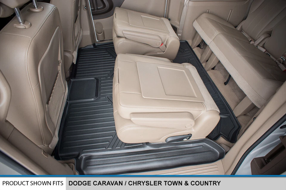 SMARTLINER Floor Mats Cargo Trunk Liner 2008-2020 Grand Caravan Town And Country - Image 4 of 4