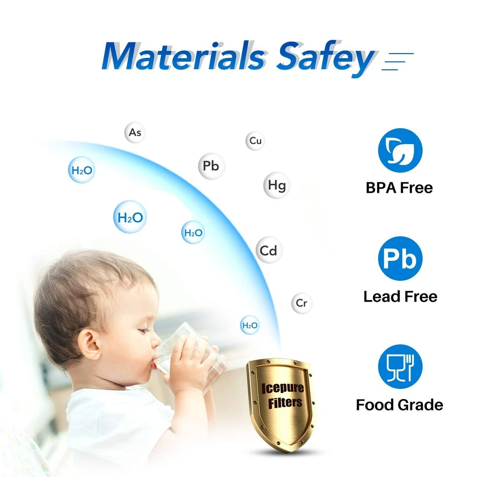 5 PACK Fit For GE RPWF WATER SENTINEL WSG-4 Refrigerator Water Filter Icepure - Image 3 of 4