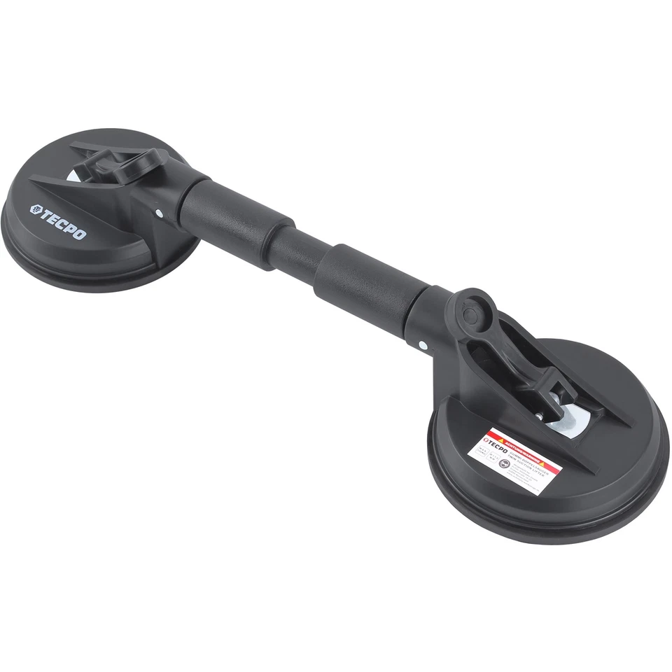 2x TECPO SAUGHEBER 100 kg PROFI SCHEIBEN-HEBER GLAS-SAUGER GUMMISAUGER 118mm - Bild 3 von 4