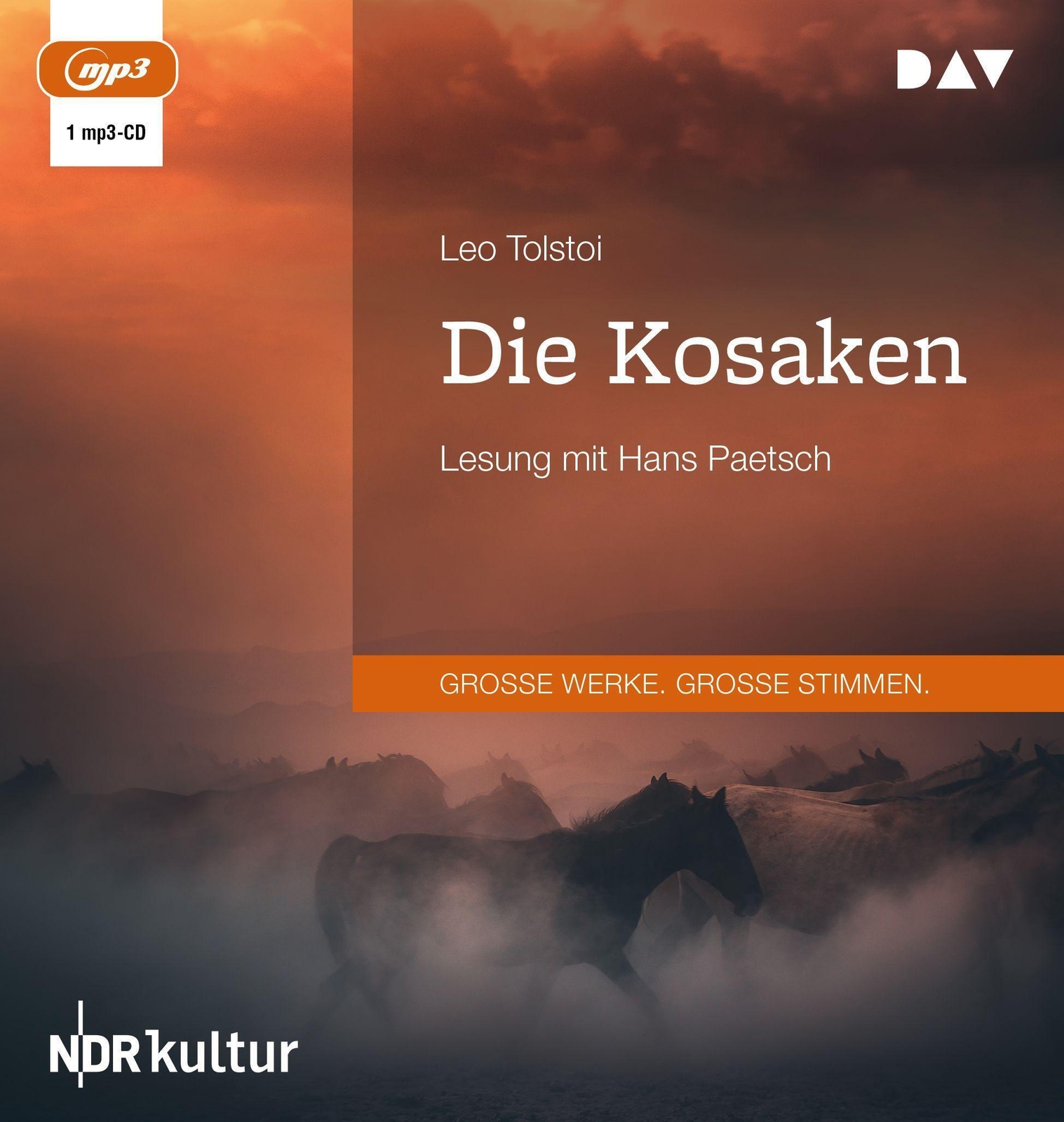 Thumbnail - Die Kosaken | Leo Tolstoi | Lesung Mit Hans Paetsch | Mp3 | 1 Audio-cd