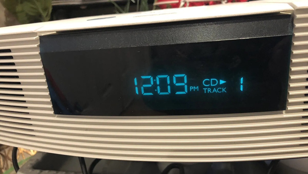 Nice BOSE WAVE RADIO&CD Player Model AWRC1P ~ Platinium White Cd