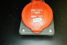 Legrand 522 24 Red Panel Mount 3P + N + E Soc...