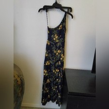 Reformation Women's Evelyn Dress Floral One Shoulder Size 0 Cottagecore Gown
