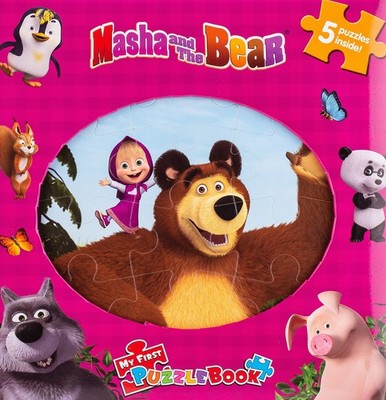 Phidal - Masha & the Bear My First Puzzle Book - Puzzles for Kids and Childr...