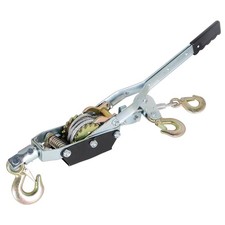 New 4T Hand Puller Cable Winch Puller Pulling Hand Rachet  Dual Gear 3 Hooks