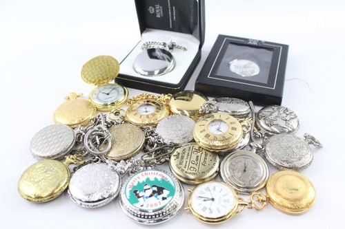 Job Lot POCKET WATCHES Quartz UNTESTED